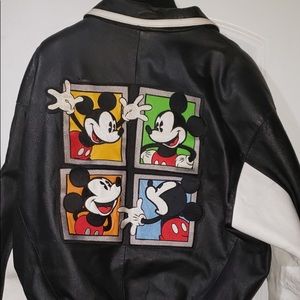 Mickey Mouse Leather Jacket